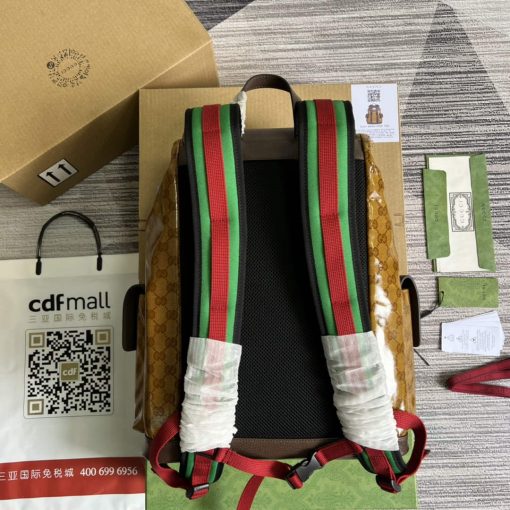 Adidas x Gucci Backpack Beige And Brown - Image 3