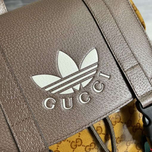 Adidas x Gucci Backpack Beige And Brown - Image 5