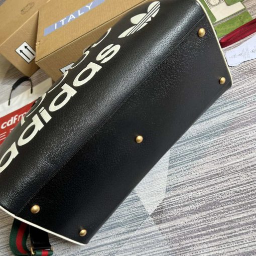 Adidas x Gucci Large Duffle Bag Black - Image 5