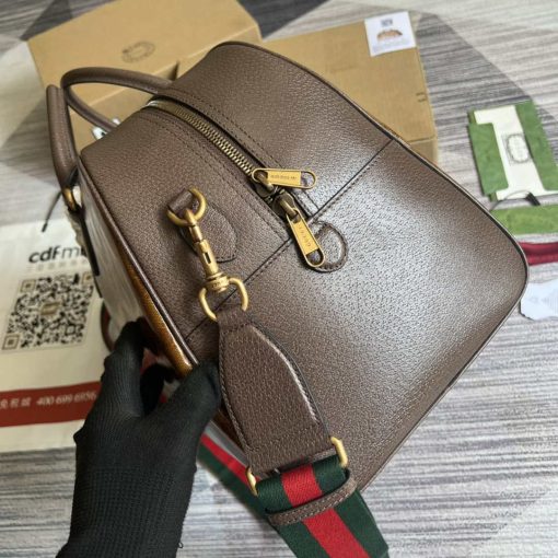 Adidas x Gucci Large Duffle Bag Brown - Image 3