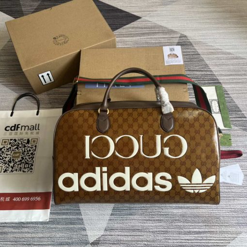 Adidas x Gucci Large Duffle Bag Brown