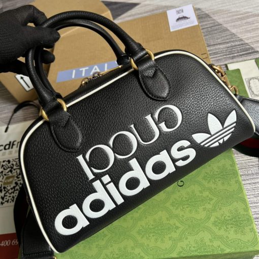 Adidas x Gucci Mini Duffle Bag Black