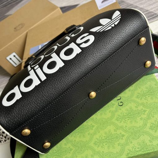 Adidas x Gucci Mini Duffle Bag Black - Image 7