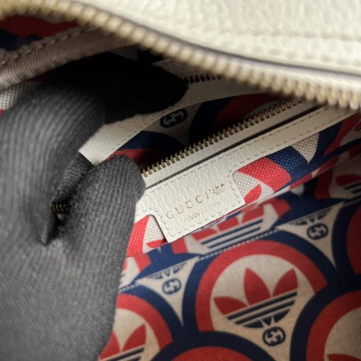 Adidas x Gucci Mini Duffle Bag White - Image 9