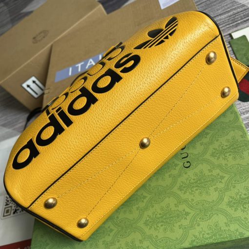 Adidas x Gucci Mini Duffle Bag Yellow - Image 7