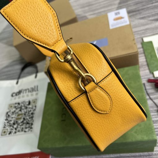 Adidas x Gucci Small Shoulder Bag Yellow Leather - Image 3