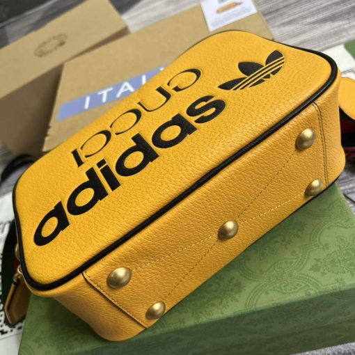 Adidas x Gucci Small Shoulder Bag Yellow Leather - Image 6