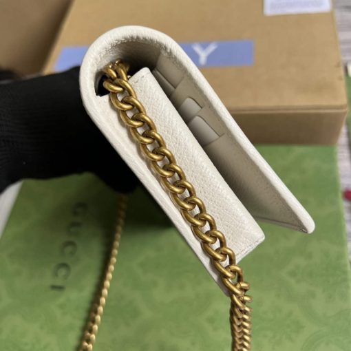 Adidas x Gucci Wallet With Chain Black And White Leather - Image 4