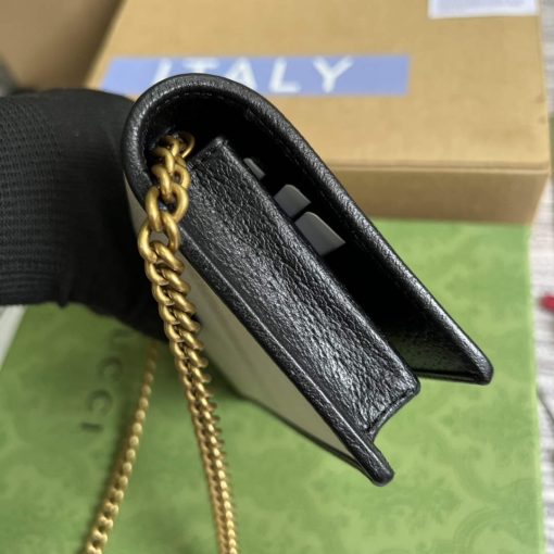 Adidas x Gucci Wallet With Chain Off-white And Black Leather - Image 4