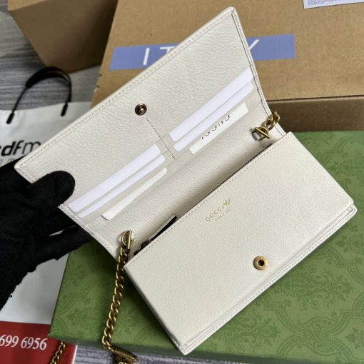 Adidas x Gucci Wallet With Chain Off-white And Red Leather - Image 7