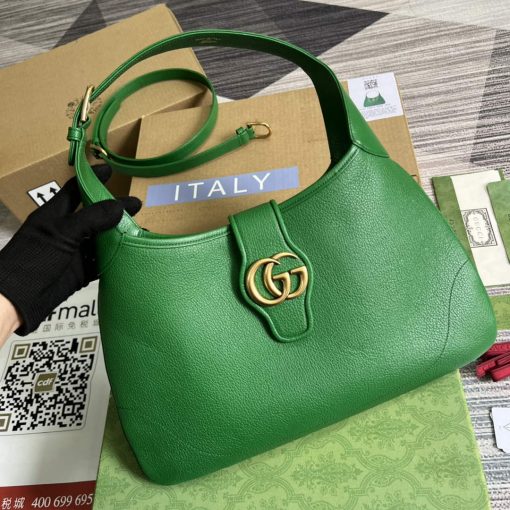 Gucci Aphrodite Medium Shoulder Bag Green - Image 4