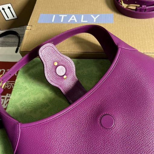 Gucci Aphrodite Medium Shoulder Bag Purple - Image 7