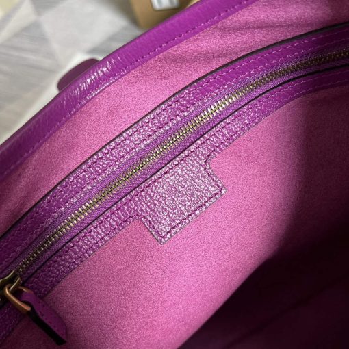 Gucci Aphrodite Medium Shoulder Bag Purple - Image 9