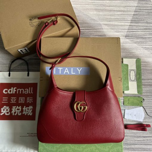 Gucci Aphrodite Medium Shoulder Bag Red