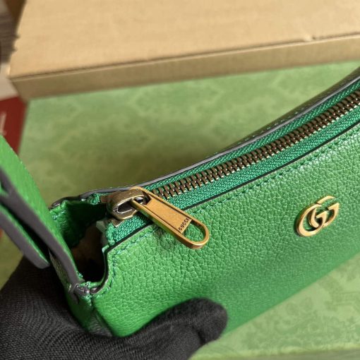 Gucci Aphrodite Shoulder Bag With Double G Green - Image 7