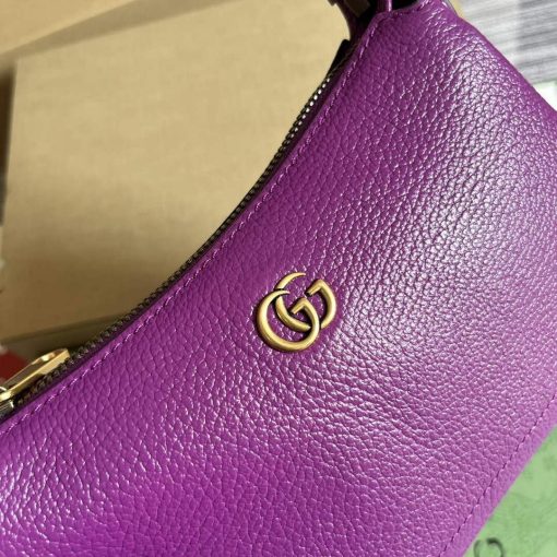 Gucci Aphrodite Shoulder Bag With Double G Purple - Image 6