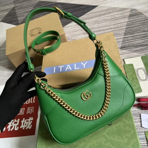 Gucci Aphrodite Small Shoulder Bag Green - Image 4