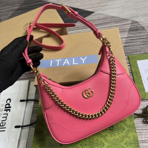 Gucci Aphrodite Small Shoulder Bag Pink - Image 4