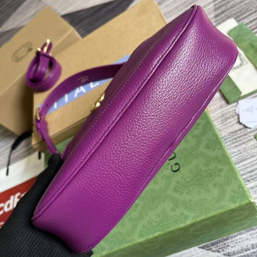 Gucci Aphrodite Small Shoulder Bag Purple - Image 4