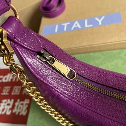 Gucci Aphrodite Small Shoulder Bag Purple - Image 9