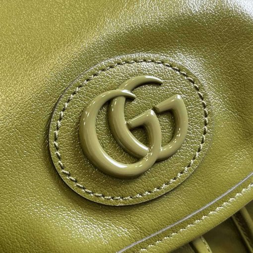 Gucci Backpack With Tonal Double G Forest Green - Image 6