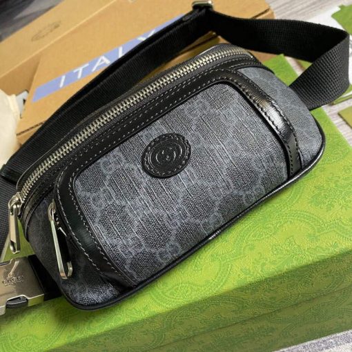 Gucci Belt Bag With Interlocking G Black - Image 6