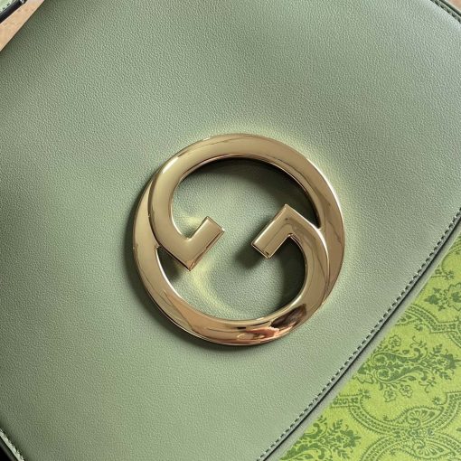 Gucci Blondie Medium Top Handle Bag Green - Image 6