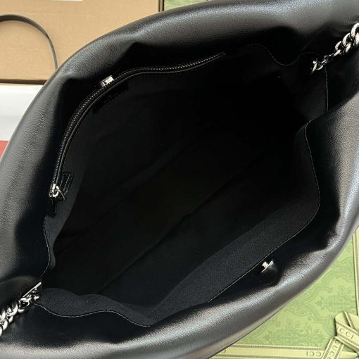 Gucci Blondie Medium Tote Bag In Black Leather - Image 9