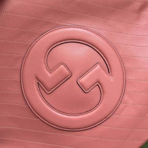 Gucci Blondie Medium Tote Bag In Pink Leather - Image 6