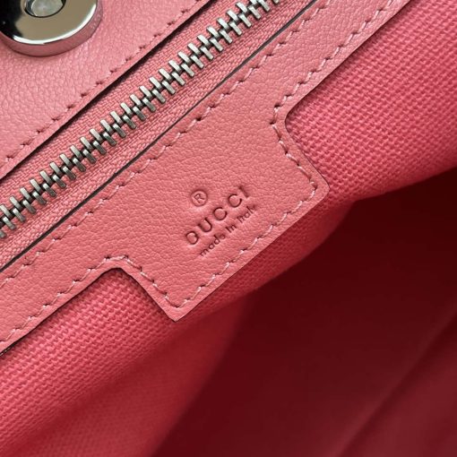 Gucci Blondie Medium Tote Bag In Pink Leather - Image 9