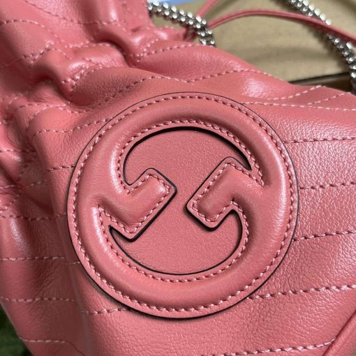 Gucci Blondie Mini Bucket Bag Pink - Image 3