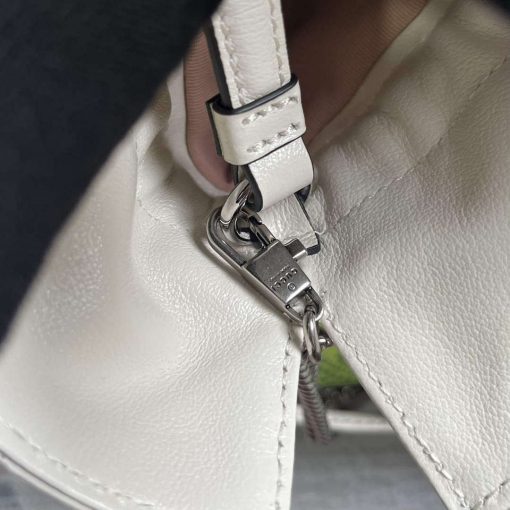 Gucci Blondie Mini Bucket Bag White - Image 8