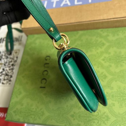 Gucci Blondie Mini Card Case Wallet Green - Image 3