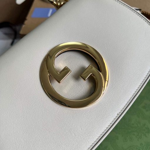 Gucci Blondie Mini Leather Bag White - Image 5