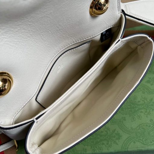 Gucci Blondie Mini Leather Bag White - Image 8