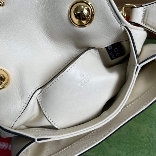 Gucci Blondie Mini Leather Bag White - Image 9