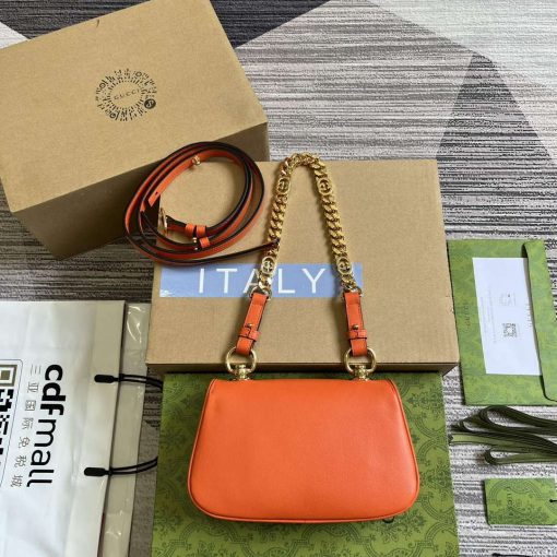 Gucci Blondie Mini Shoulder Bag Orange - Image 2