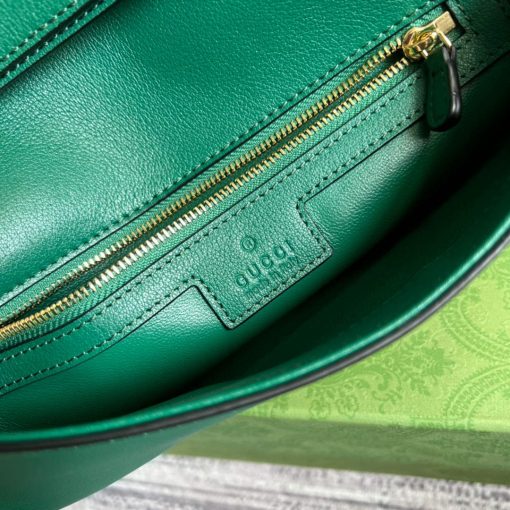 Gucci Blondie Shoulder Bag Green Leather - Image 8