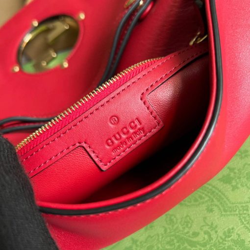 Gucci Blondie Shoulder Bag Red Leather - Image 9