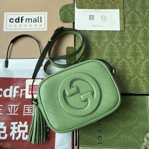Gucci Blondie Small Shoulder Bag Green