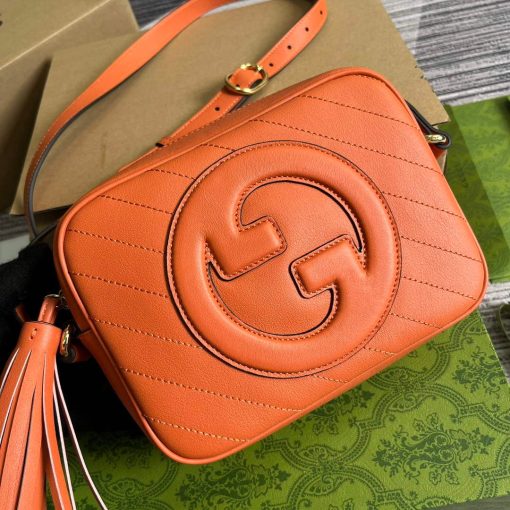 Gucci Blondie Small Shoulder Bag Orange - Image 4