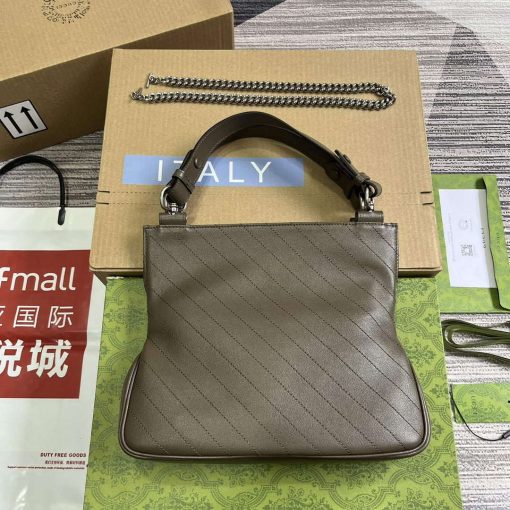 Gucci Blondie Small Tote Bag Brown - Image 2