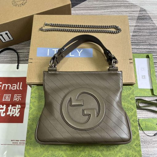 Gucci Blondie Small Tote Bag Brown