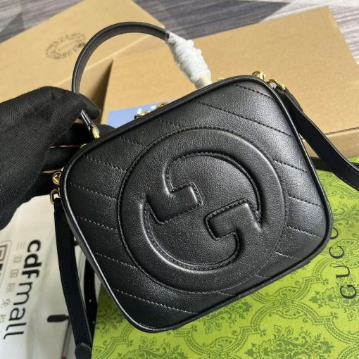 Gucci Blondie Top Handle Bag Black - Image 4