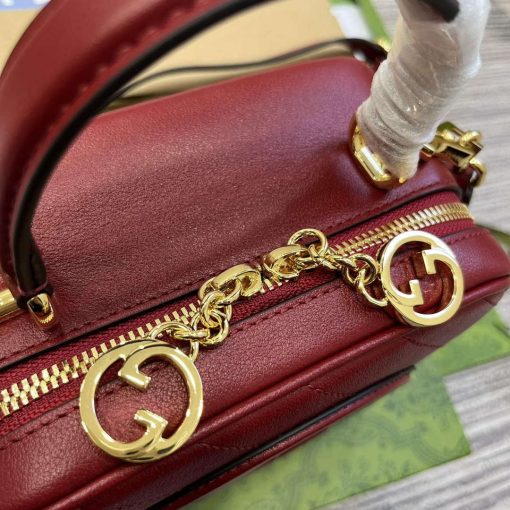 Gucci Blondie Top Handle Bag Red - Image 4