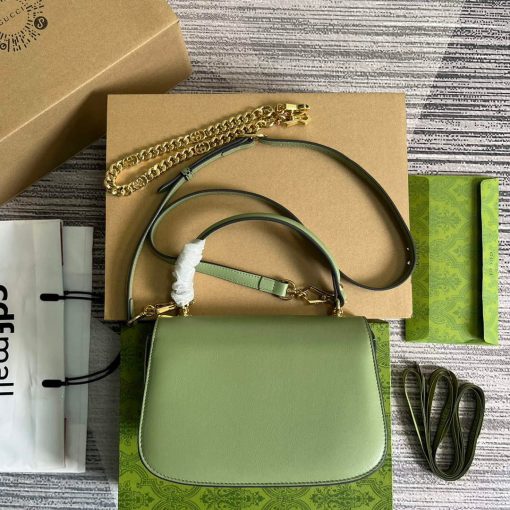 Gucci Blondie Top-handle Bag Light Green - Image 2