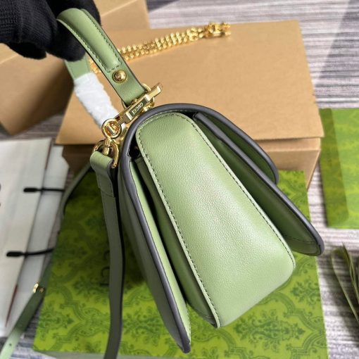 Gucci Blondie Top-handle Bag Light Green - Image 3