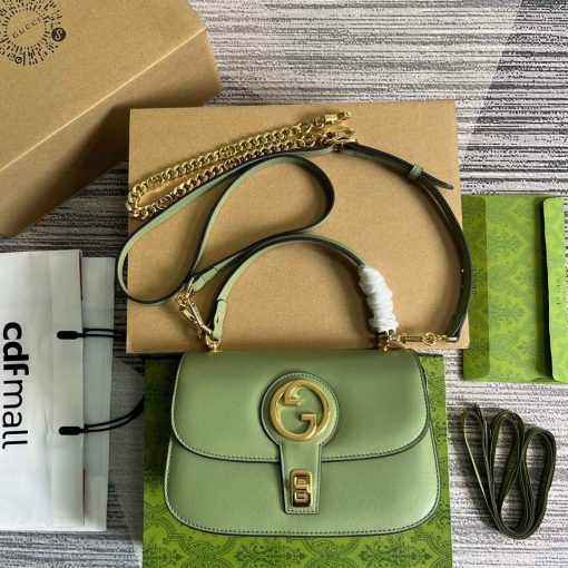 Gucci Blondie Top-handle Bag Light Green