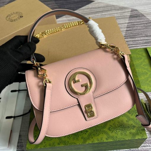 Gucci Blondie Top-handle Bag Light Pink - Image 4