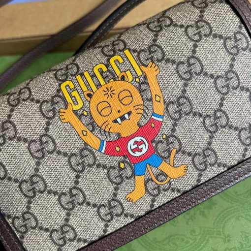 Gucci Cat Print Mini Bag - Image 6